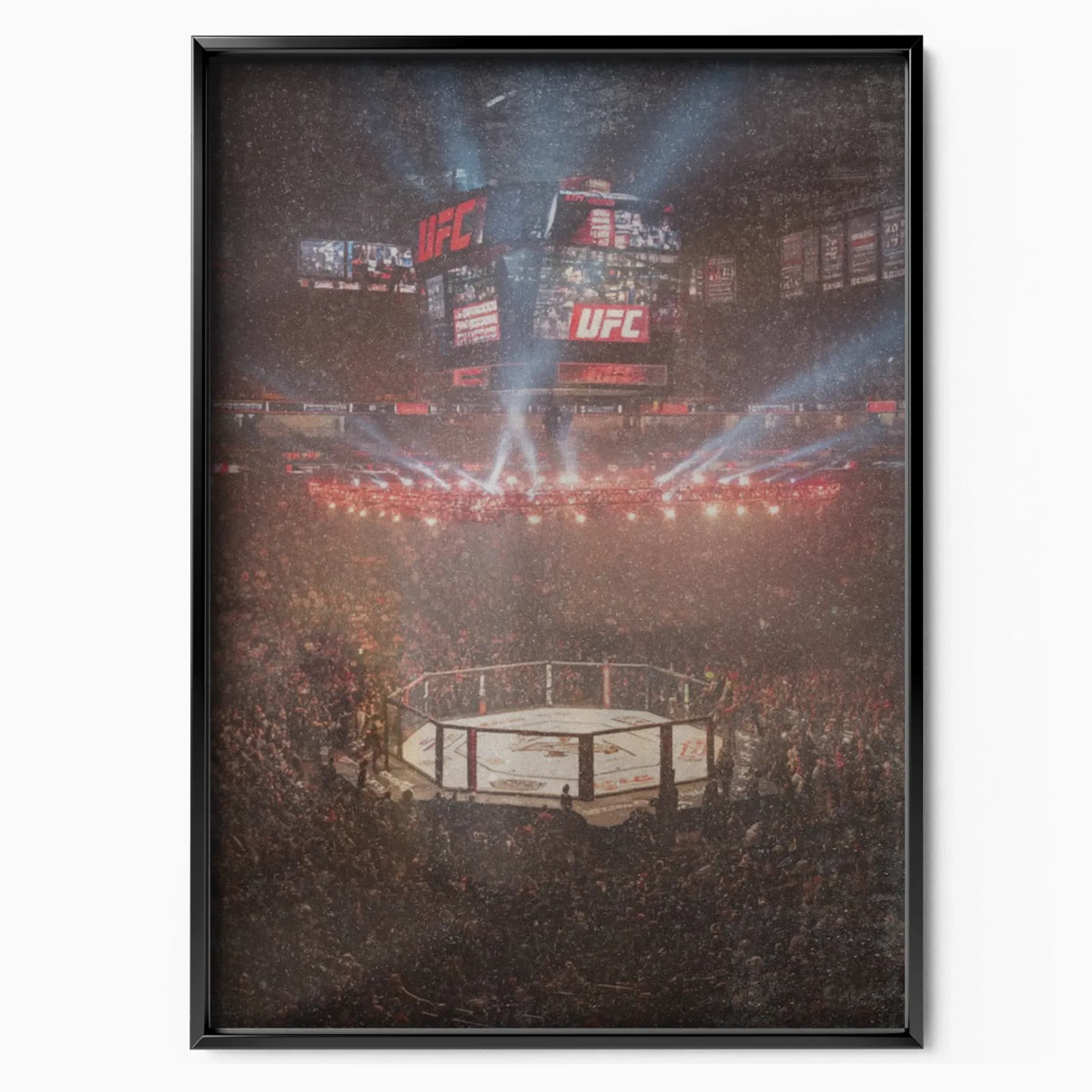 UFC - Fight Night poster in black frame